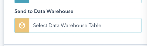 Send to Data Warehouse